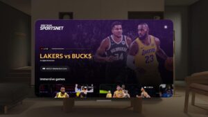Trải Nghiệm Sân Khấu Ảo NBA Trên Kính Apple Vision Pro