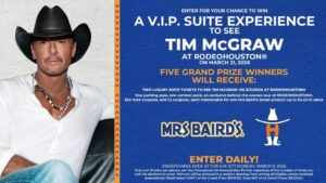 Rodeo Houston: Vé VIP xem Tim McGraw