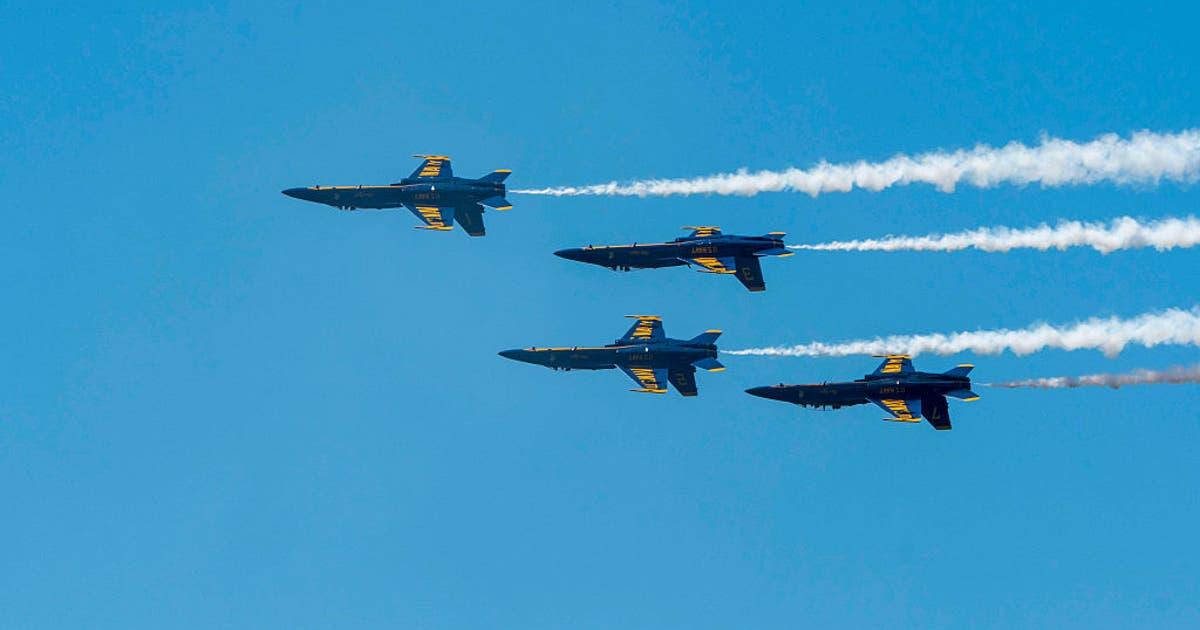 Vì sao Biệt đội Chim Xanh đến Seattle vào tháng 1? 1 blue angels seattle
