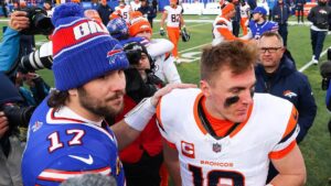 Bo Nix ca ngợi Josh Allen là ‘tài năng phi thường’ trước trận Broncos – Bills