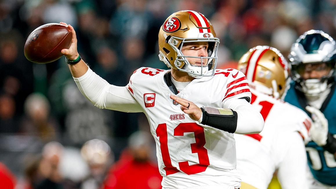 49ers loại Eagles khỏi vòng play-off 1 brock purdy 49ers eagles playoffs