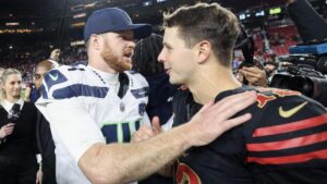 Cập nhật trực tiếp: 49ers gặp Seahawks, Sam Darnold thi đấu dù bị chấn thương