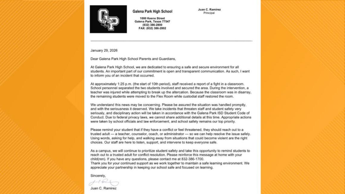 Giáo viên bị thương khi can ngăn hai học sinh đánh nhau tại trường trung học Galena Park 1 c18e9a9e 0534 4ddf b560