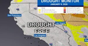 Tiểu bang California thoát hạn hán lần đầu tiên sau 3 năm 33 Tiểu bang California thoát hạn hán lần đầu tiên sau 3 năm