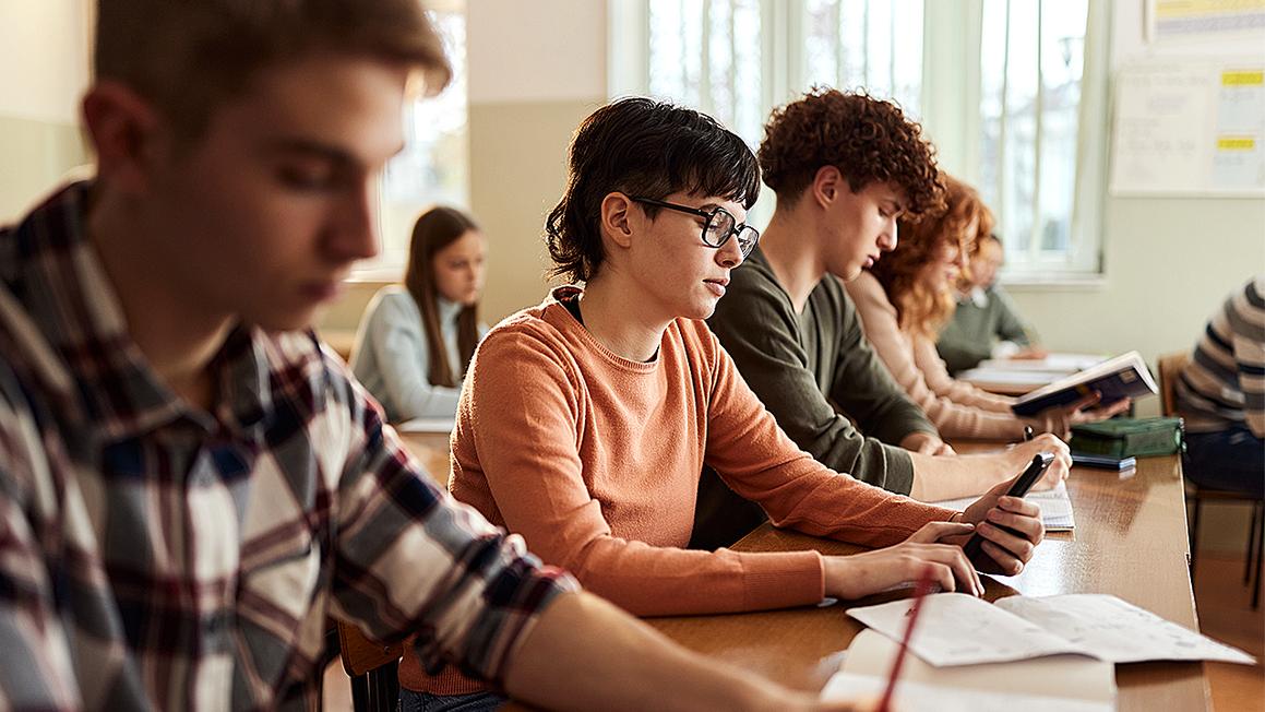 college students test