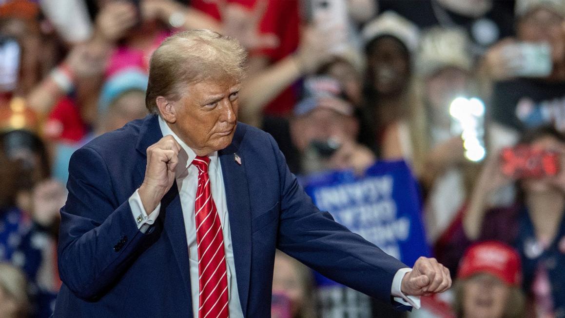 donald trump dancing