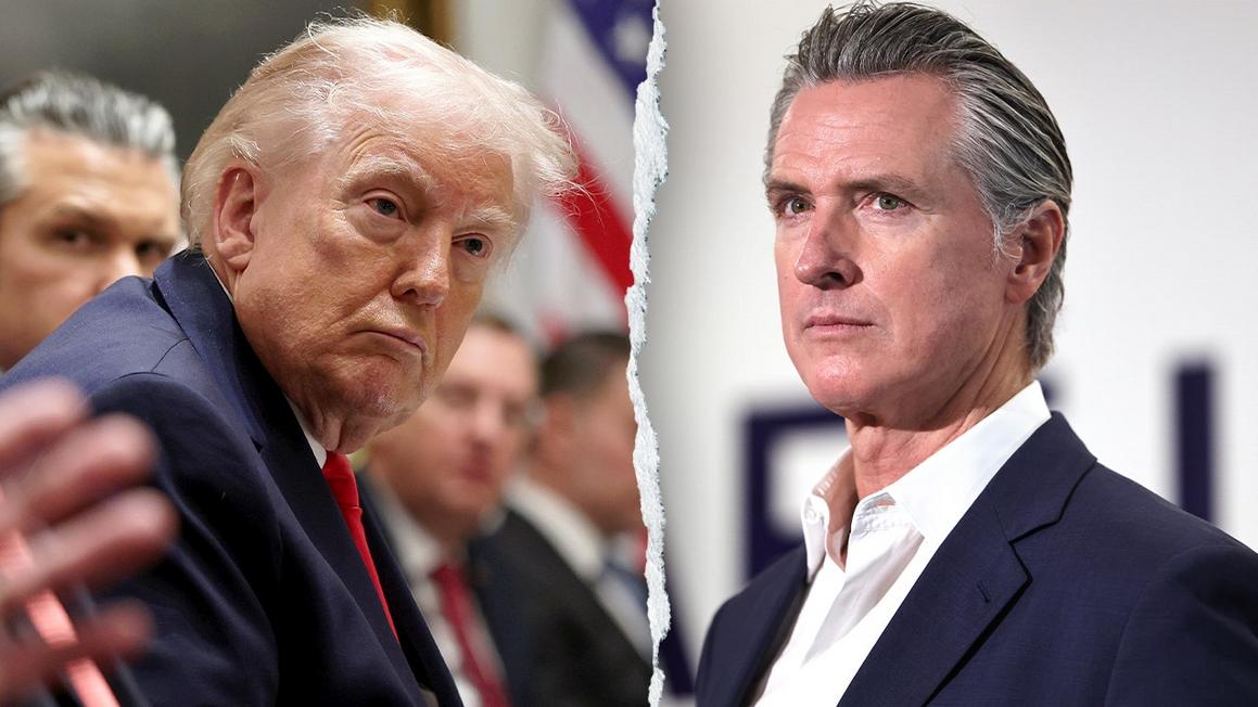 donald trump gavin newsom 2