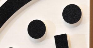 Đồng hồ Ngày Tận thế tiến gần thảm họa biểu tượng 13 Đồng hồ Ngày Tận thế tiến gần thảm họa biểu tượng