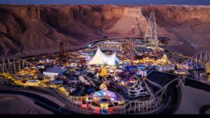 Công Viên Giải Trí Six Flags Mới Với Tàu Lượn Siêu Tốc Kỷ Lục Thế Giới Mở Cửa Tại Ả Rập Xê Út