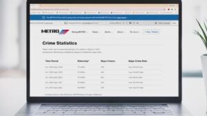 Trang web của METRO đăng tải số liệu thống kê tội phạm không đầy đủ