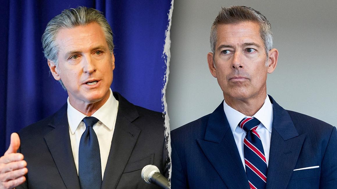 gavin newsom sean duffy transportation