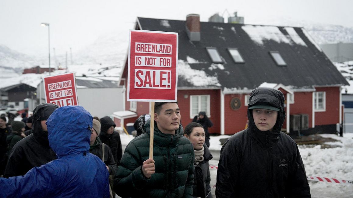 greenland protest us