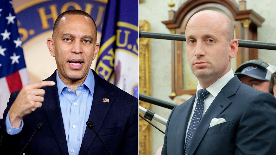 hakeem jeffries stephen miller split