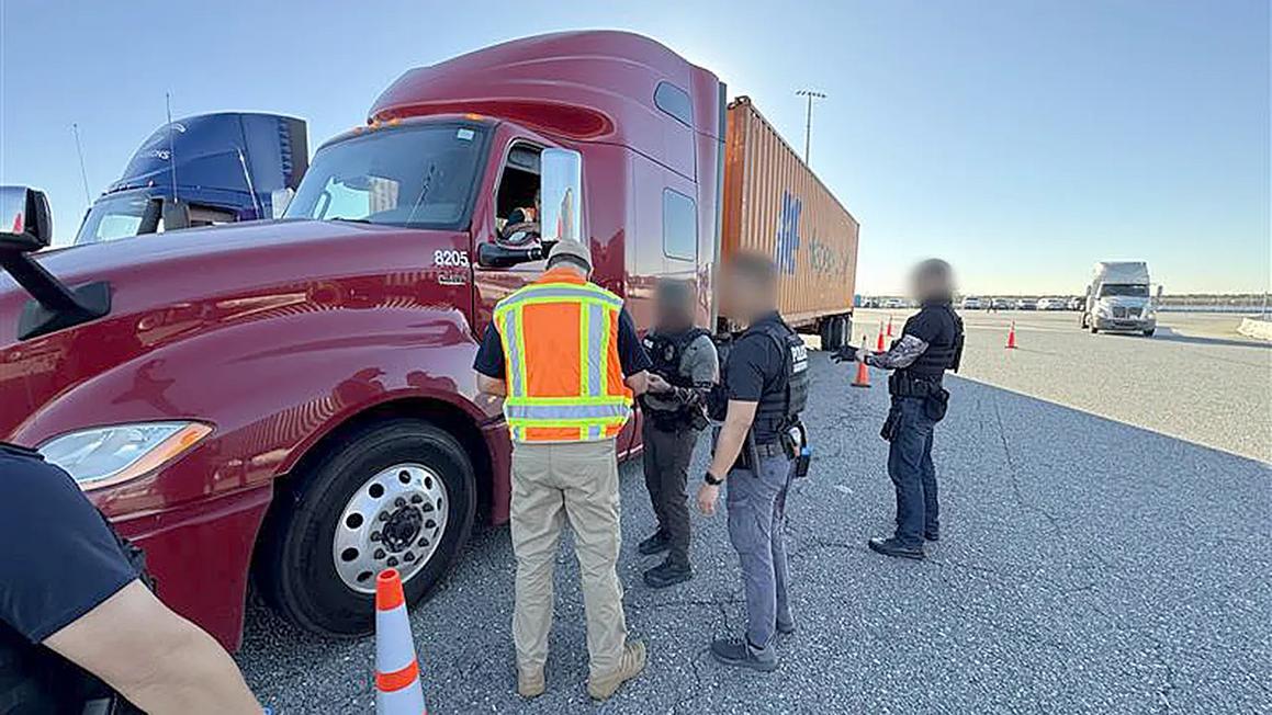 ice arrests illegal alien truck drivers california 003