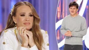 Thí sinh ‘American Idol’ bị tật nói lắp nặng khiến giám khảo Carrie Underwood kinh ngạc