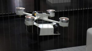 Máy hút bụi robot ‘cưỡi’ drone tại CES 2026