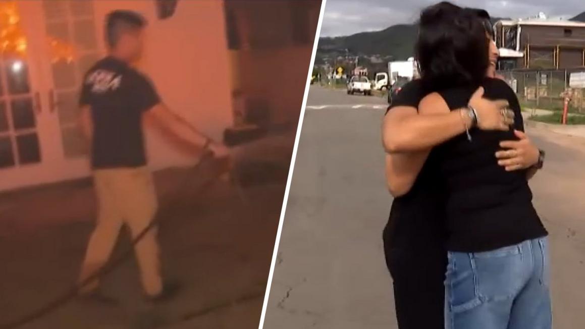 Lính cứu hỏa ngoài nhiệm vụ tái ngộ gia đình sau vụ cháy rừng 1 image 48