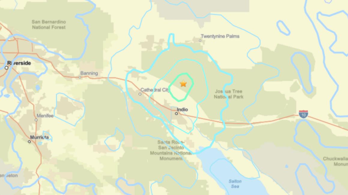 indio earthquake
