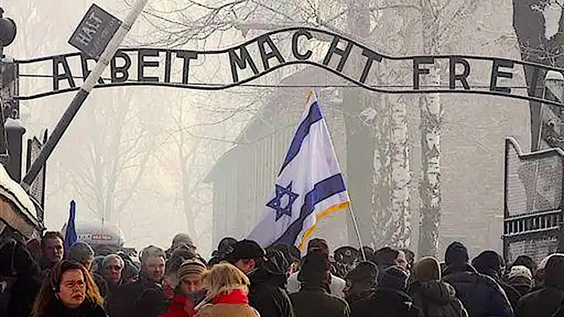 Cháu người sống sót Holocaust dẫn đầu lực lượng Israel 1 israel flag auschwitz