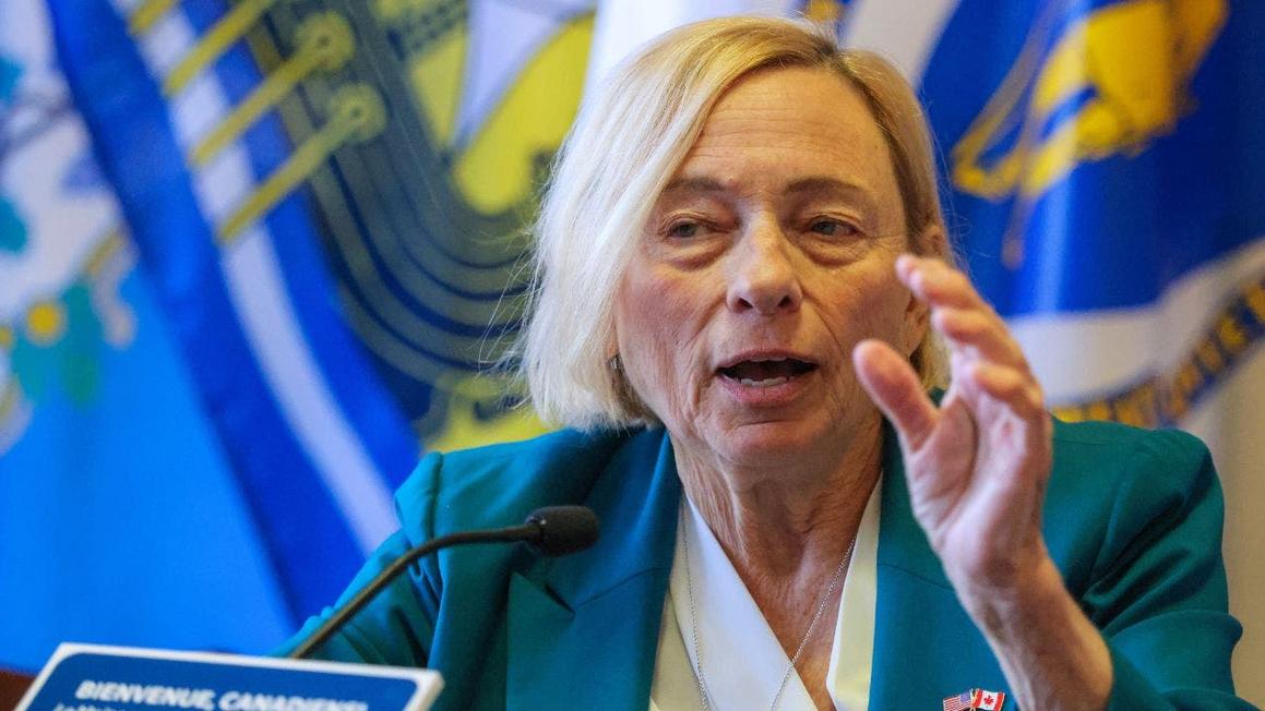 janet mills trade tariffs event boston june 2025