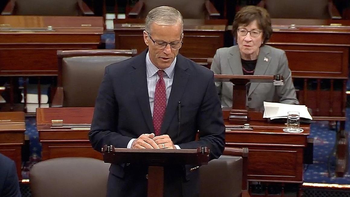 Đóng cửa một phần chính phủ Mỹ 1 john thune ht gmh 260130 1769808162249 hpMain 16x9 1