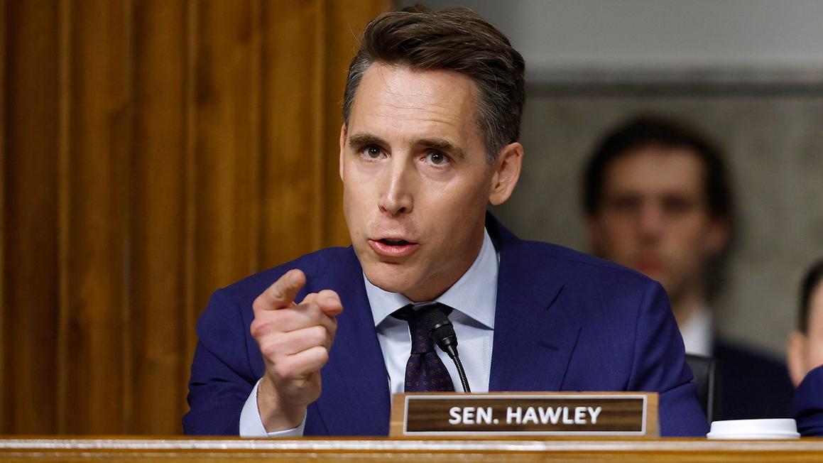 josh hawley hearing