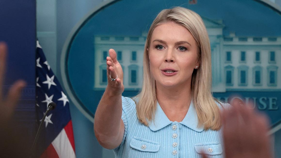 karoline leavitt takes questions