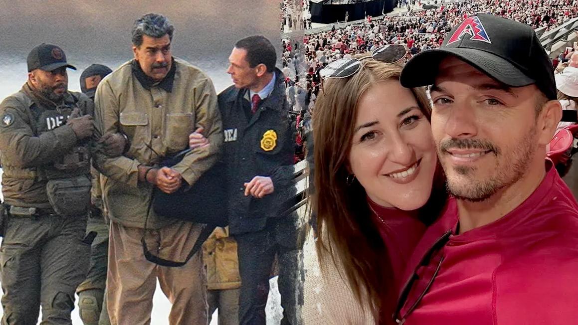 mari and yoel applaud maduro capture