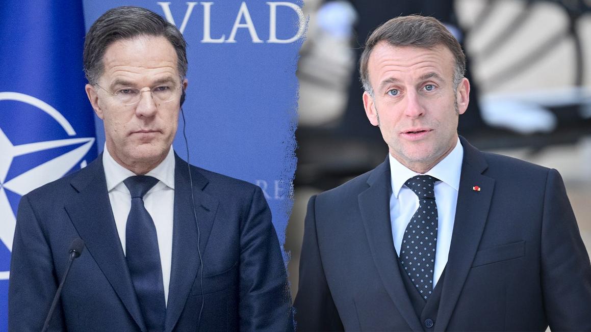 mark rutte emmanuel macron