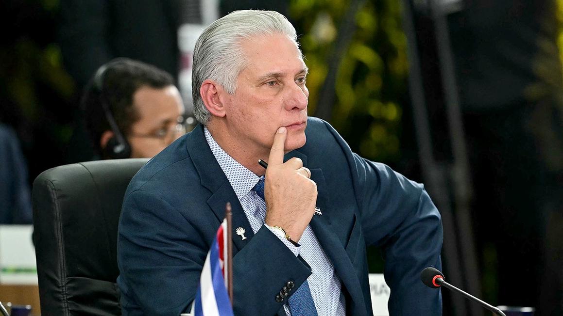 miguel diaz canel cuba president july 2025