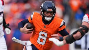 Jarrett Stidham gây ấn tượng trong trận tranh chức vô địch AFC nhưng mắc sai lầm đáng tiếc 8 Jarrett Stidham gây ấn tượng trong trận tranh chức vô địch AFC nhưng mắc sai lầm đáng tiếc