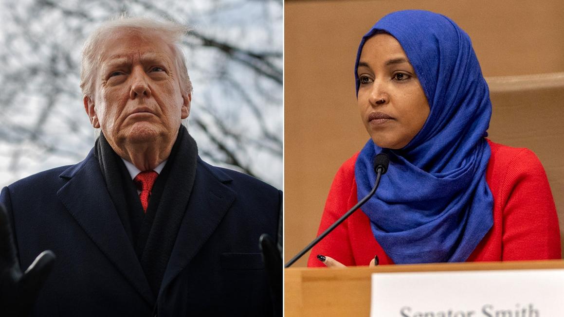 president trump ilhan omar 1