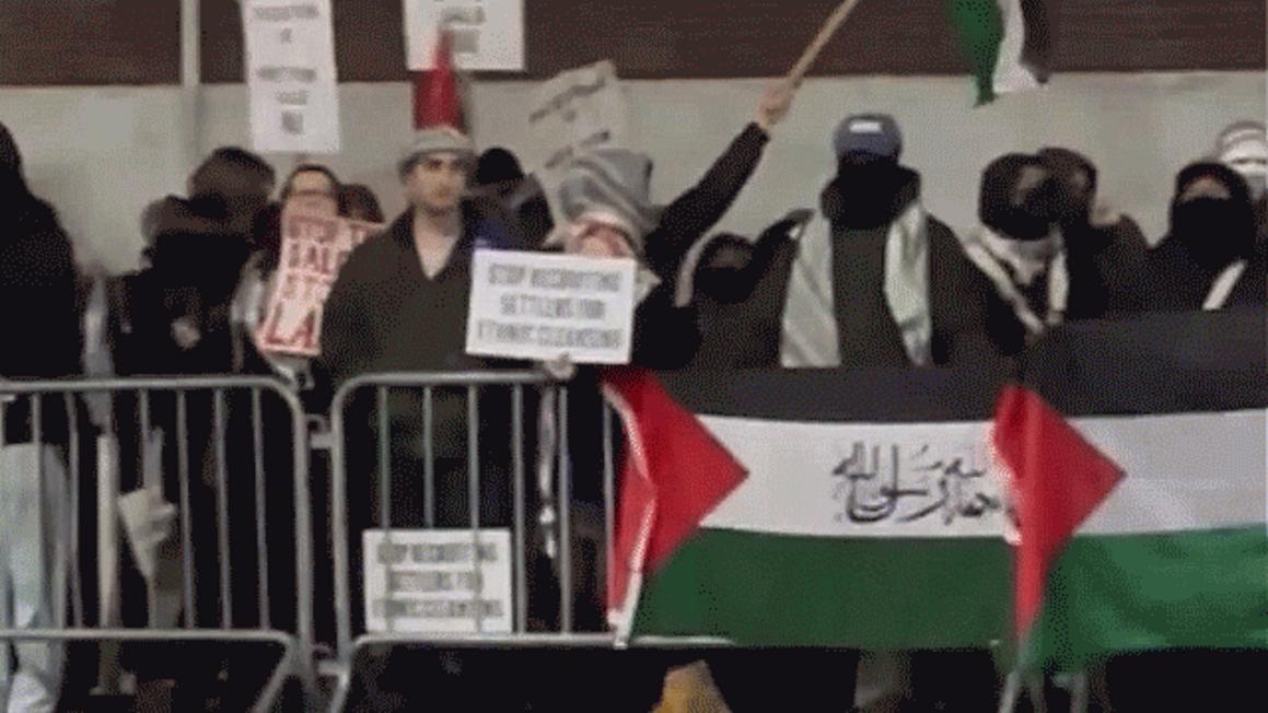 pro hamas protesters in new york