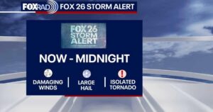 Thời tiết Houston: Mưa giông đêm trước, ngày thứ Bảy se lạnh 2 Thời tiết Houston: Mưa giông đêm trước, ngày thứ Bảy se lạnh