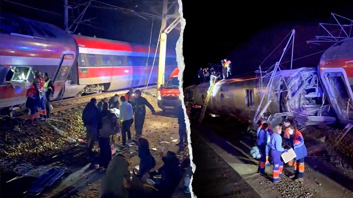 south spain train derailment