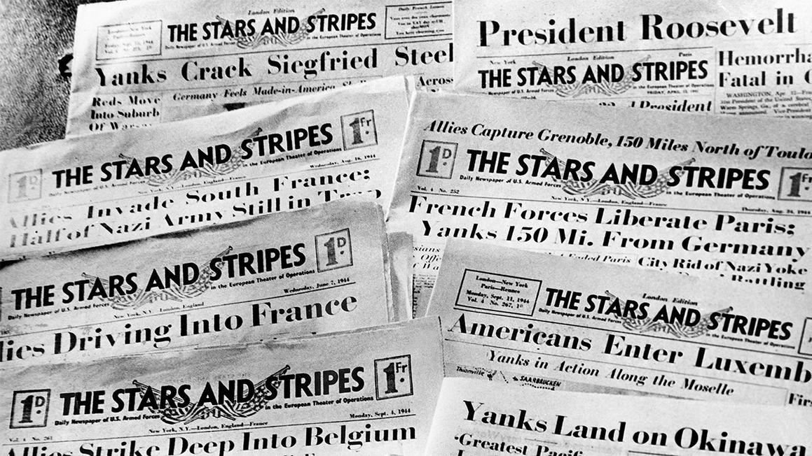 stars and stripes wwii