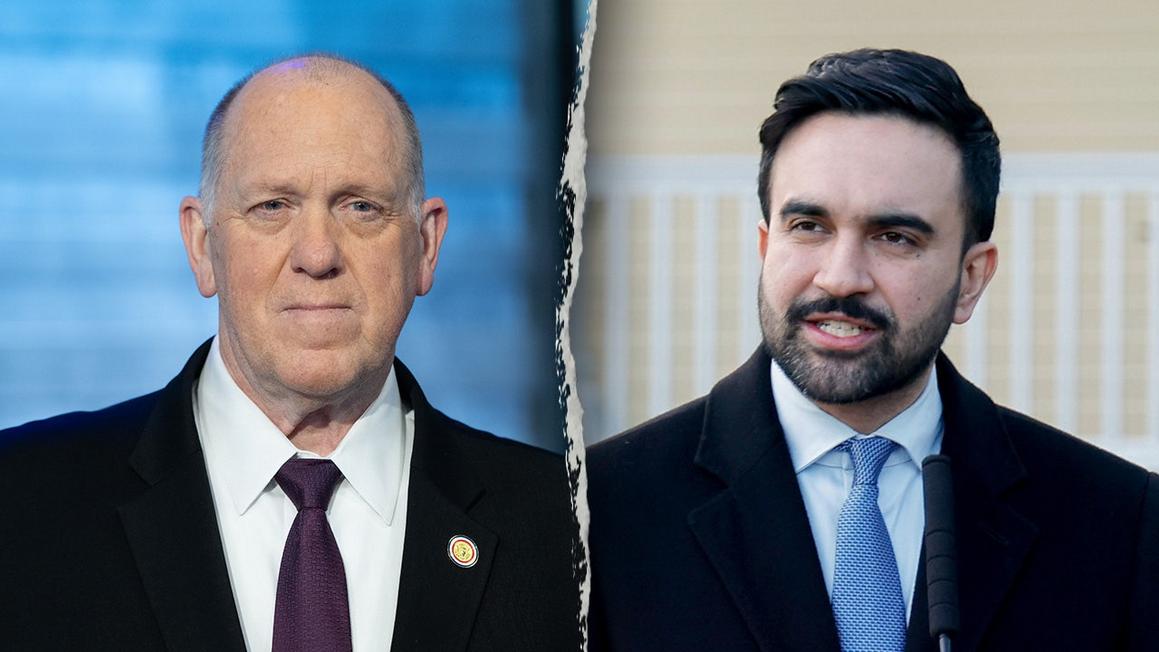 tom homan and zohran mamdani split