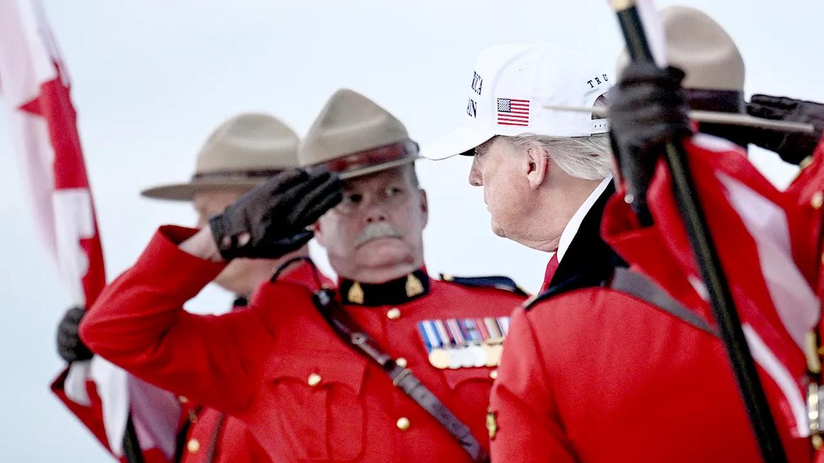 trump canadian officer