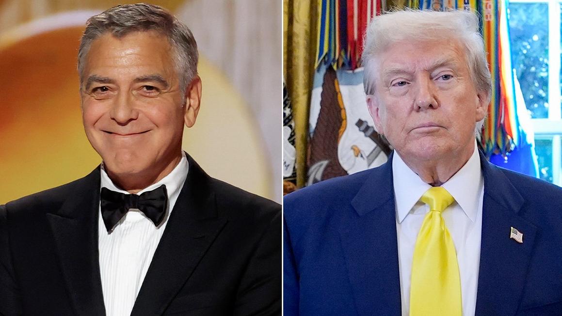 trump clooney split