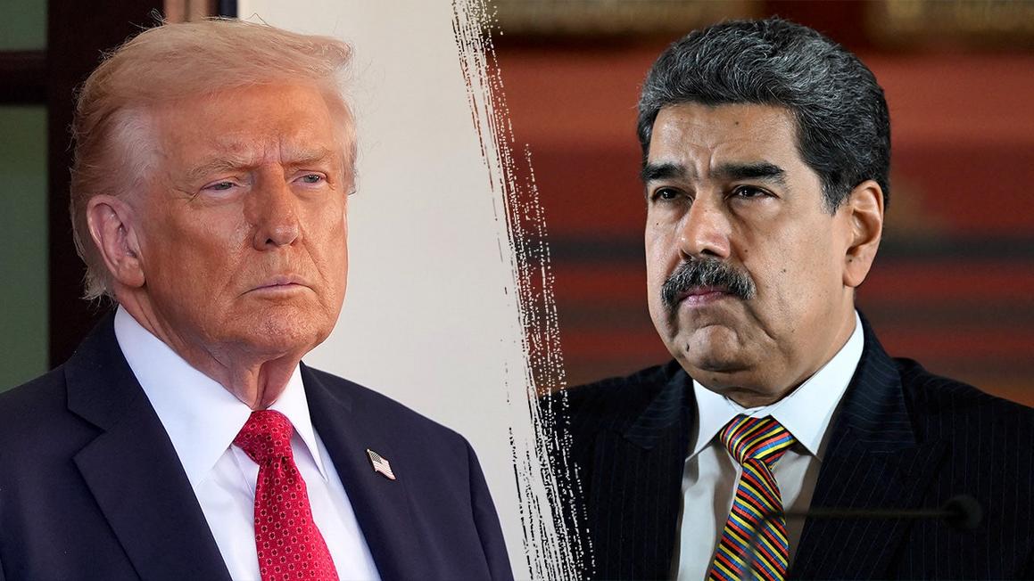 trump maduro side by side