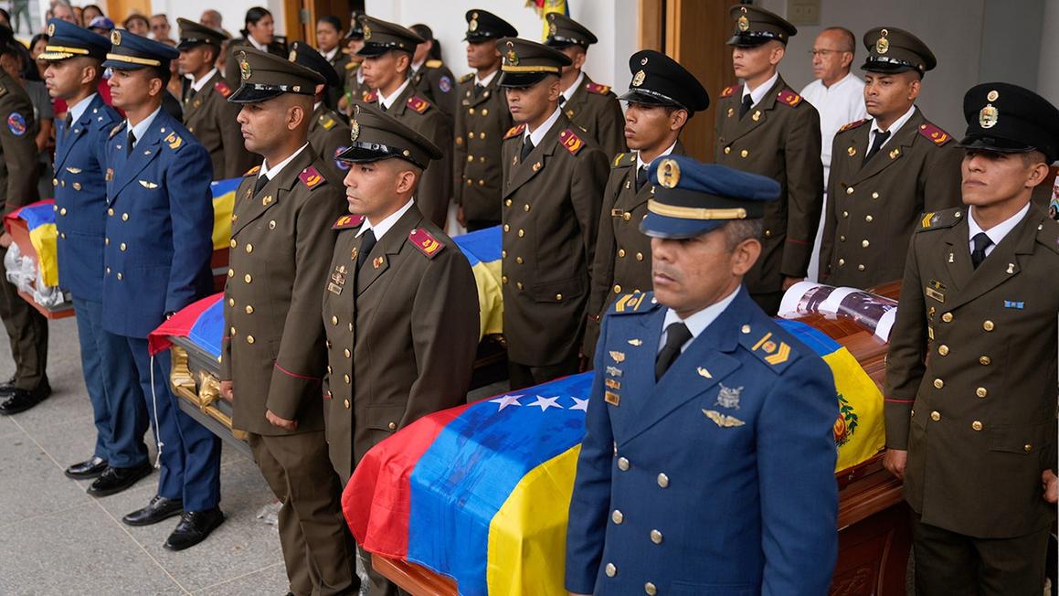 venezuela military coffins