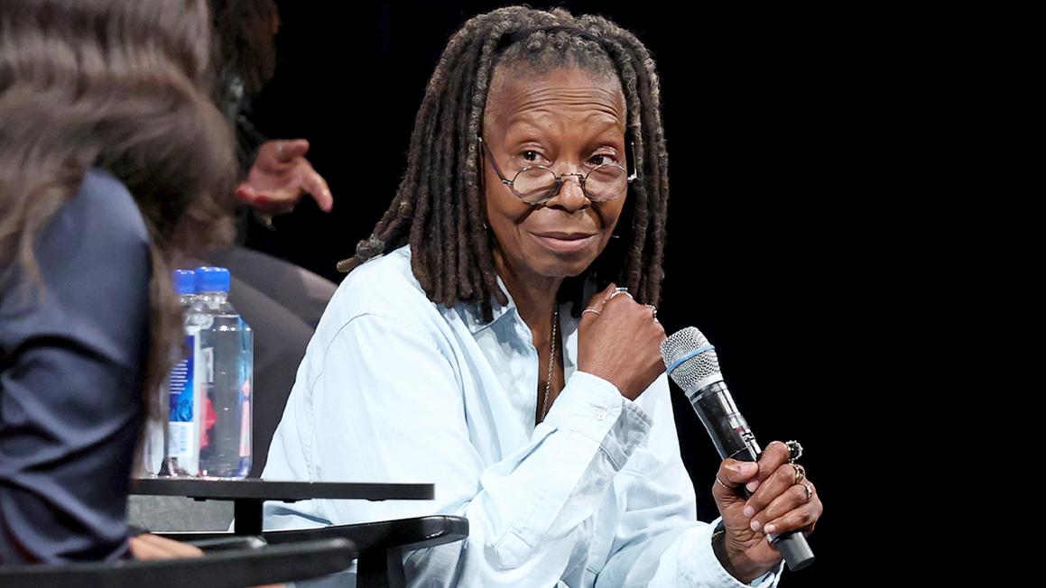 whoopi goldberg speaks on stage