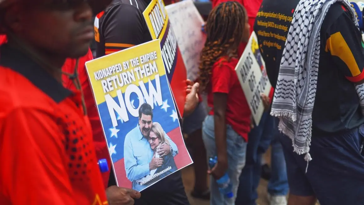 Biểu tình ở Nam Phi phản đối can thiệp của Mỹ vào Venezuela