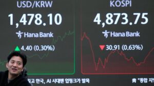 Cổ phiếu châu Á đi xuống do lo ngại về chính sách của Tổng Thống Donald Trump đối với Greenland