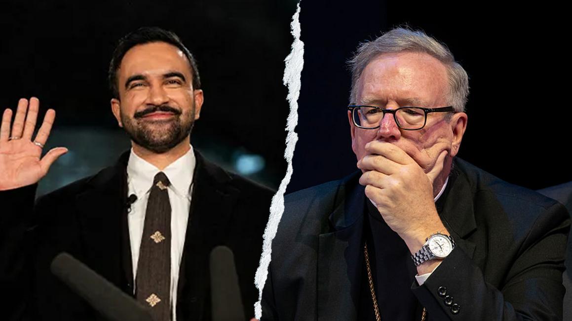 zohran mamdani bishop robert barron