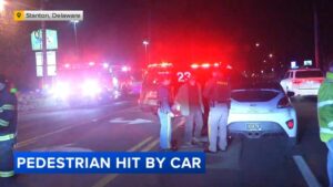 Người đi bộ bị thương nặng trong vụ tai nạn ở Delaware