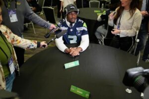 Ankle Injury for Seahawks Rookie Safety Nick Emmanwori During Super Bowl Practice
