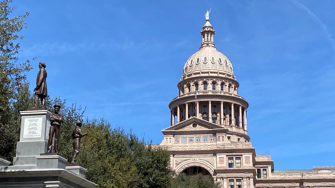 Texas state capitol building Feb. 28 2022