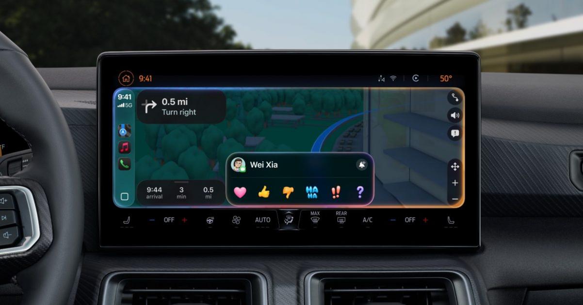 carplay tapbacks ios 26