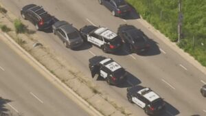 Truy đuổi cảnh sát kết thúc bằng va chạm ở Montecito Heights